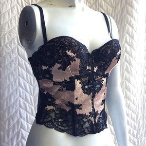 NWT Victoria Secret brocade bustier size 34B